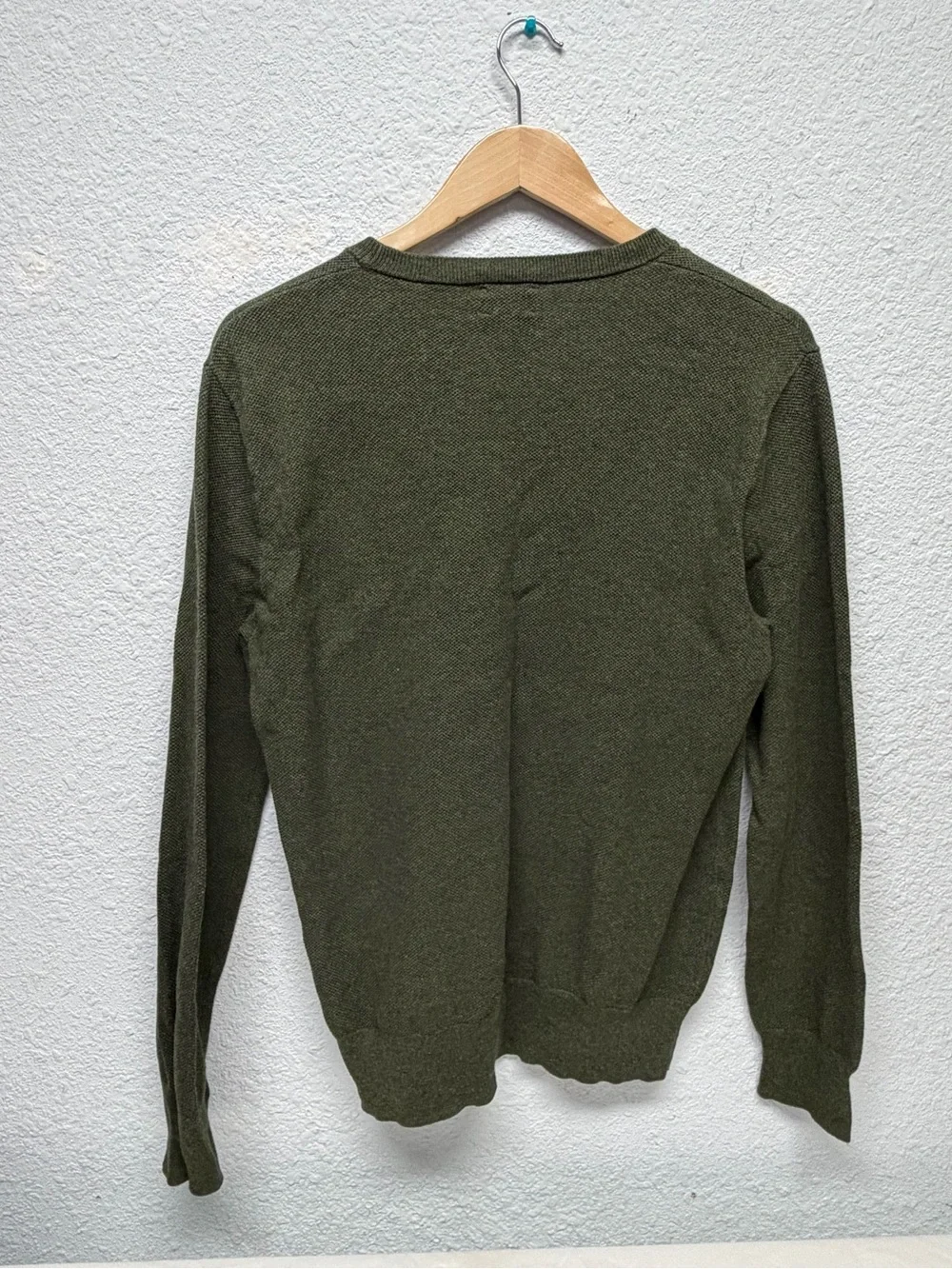 J. Crew Olive Crewneck Sweater for Men